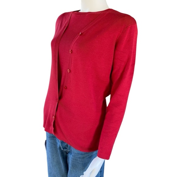 Talbots silk blend twin set size medium - Picture 8 of 11